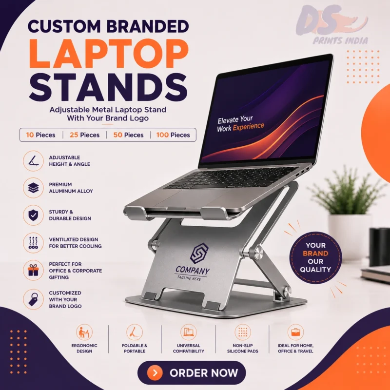 Custom Printed Laptop Stands with Logo | DS PRINTS