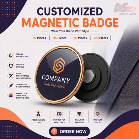 Customizable magnetic badges for your brand
