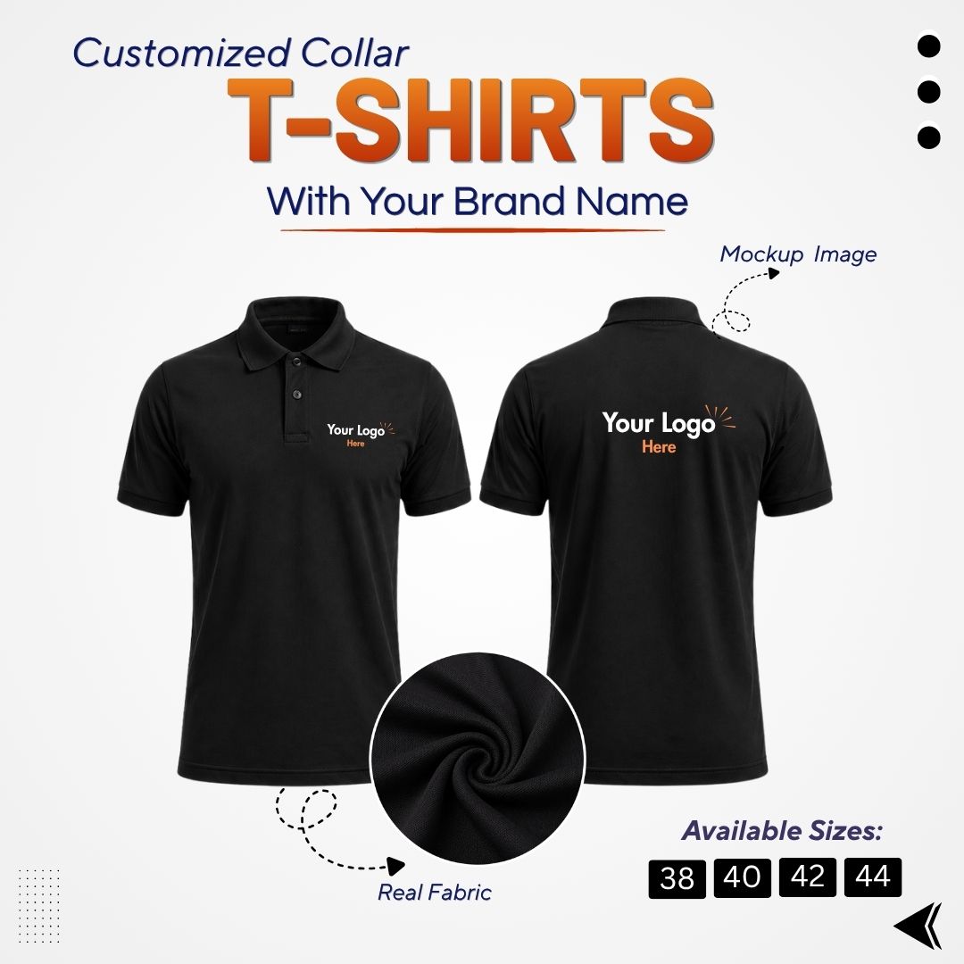 Customized Polo T-Shirt With Your Company Logo | Order Logo Printed Tees | DS PRINTS - Image 15