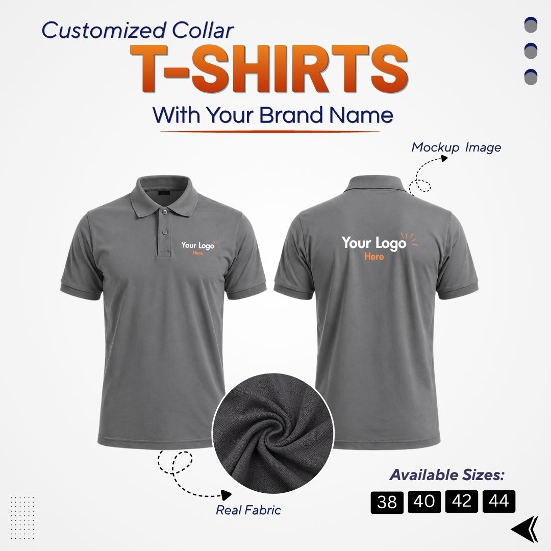 Customized Polo T-Shirt With Your Company Logo | Order Logo Printed Tees | DS PRINTS - Image 12