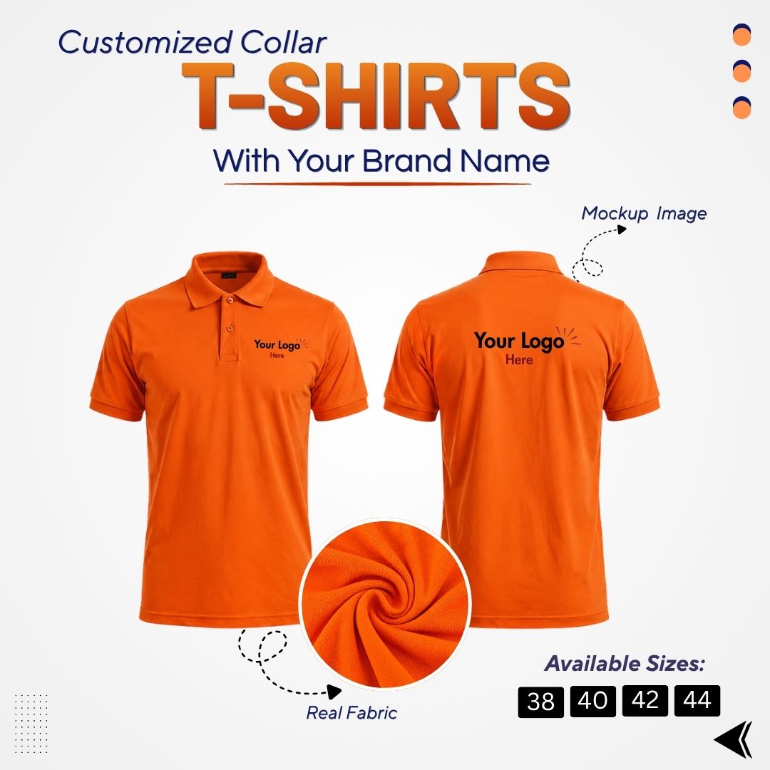 Customized Polo T-Shirt With Your Company Logo | Order Logo Printed Tees | DS PRINTS - Image 9