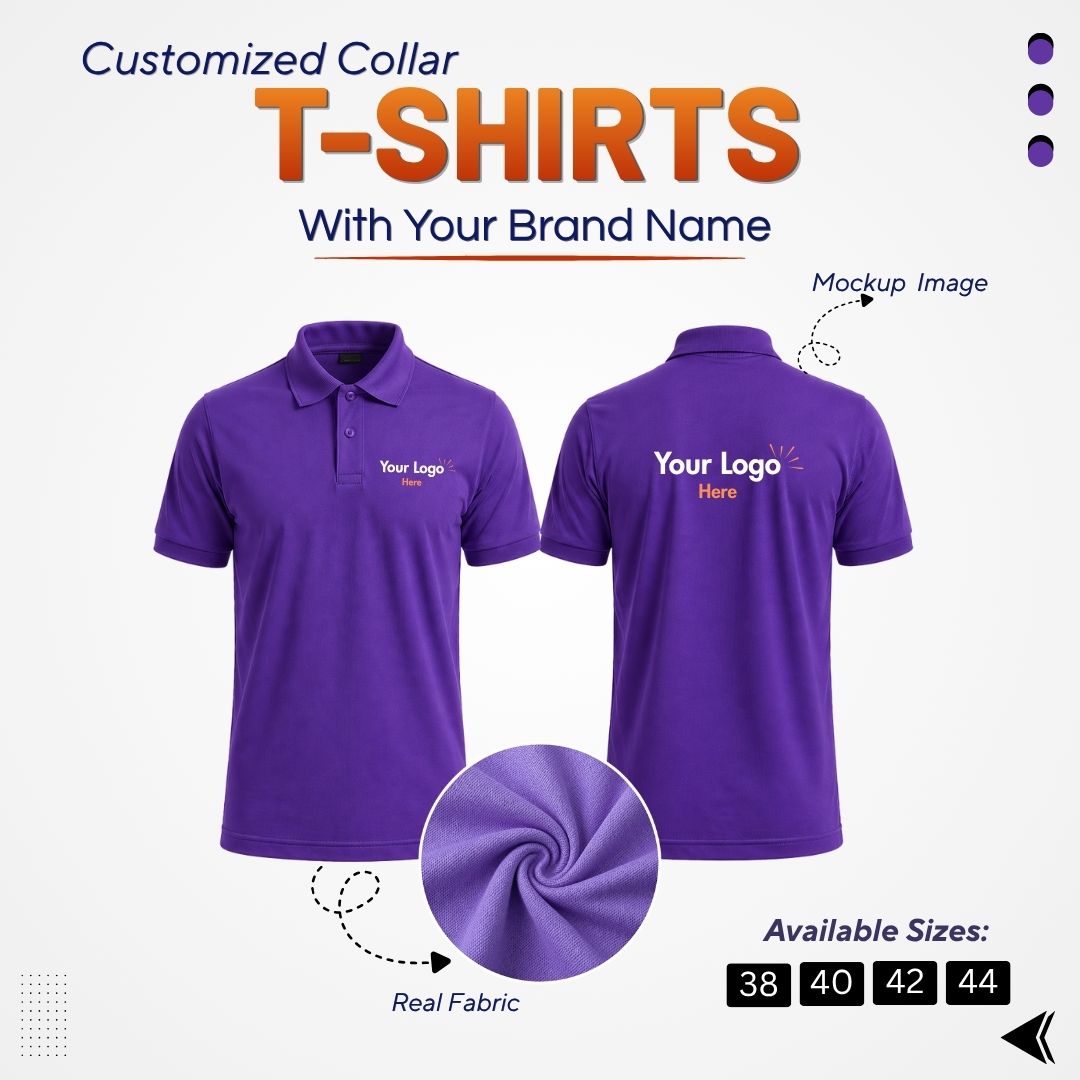 Customized Polo T-Shirt With Your Company Logo | Order Logo Printed Tees | DS PRINTS - Image 7