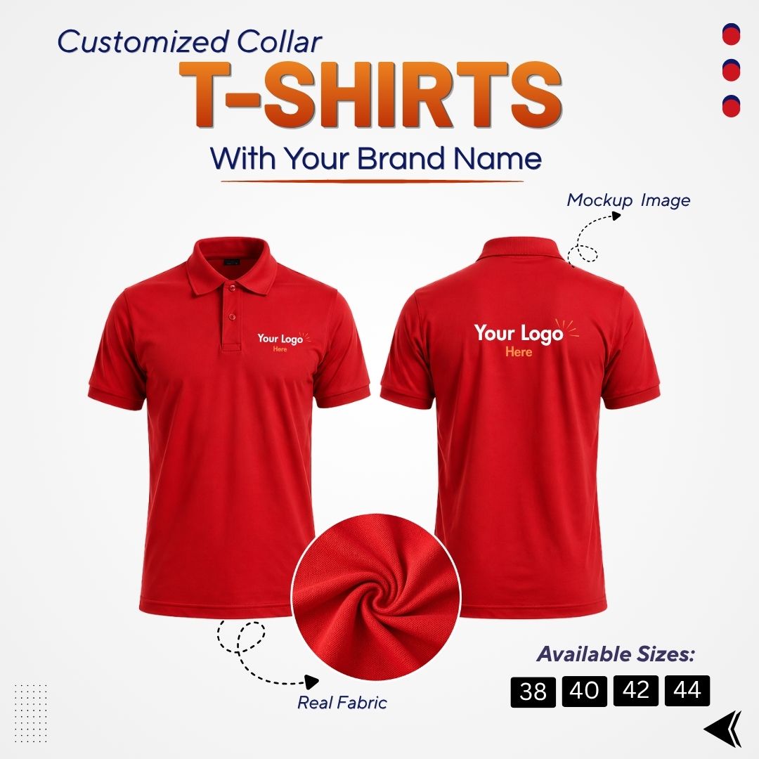 Customized Polo T-Shirt With Your Company Logo | Order Logo Printed Tees | DS PRINTS - Image 6