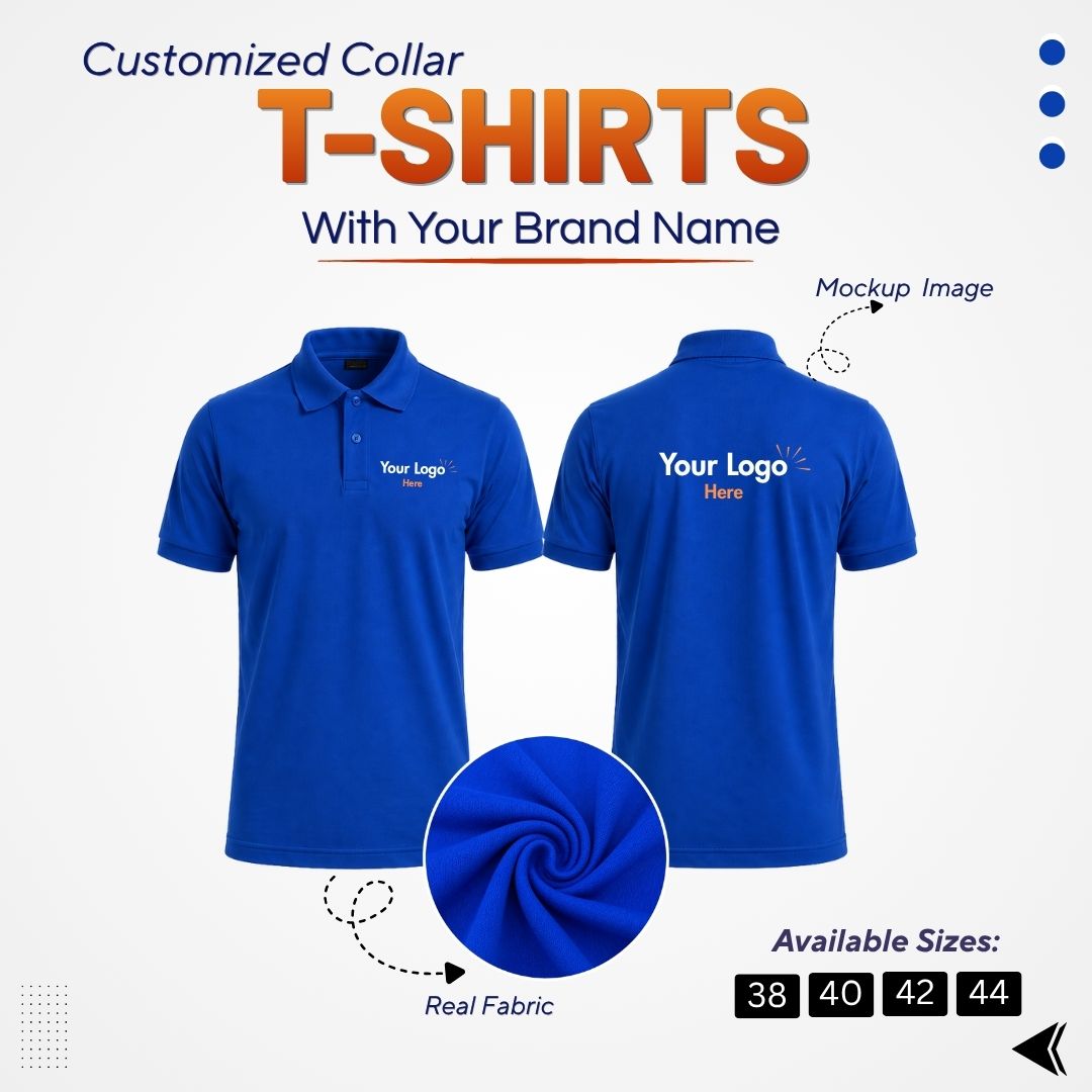 Customized Polo T-Shirt With Your Company Logo | Order Logo Printed Tees | DS PRINTS - Image 5