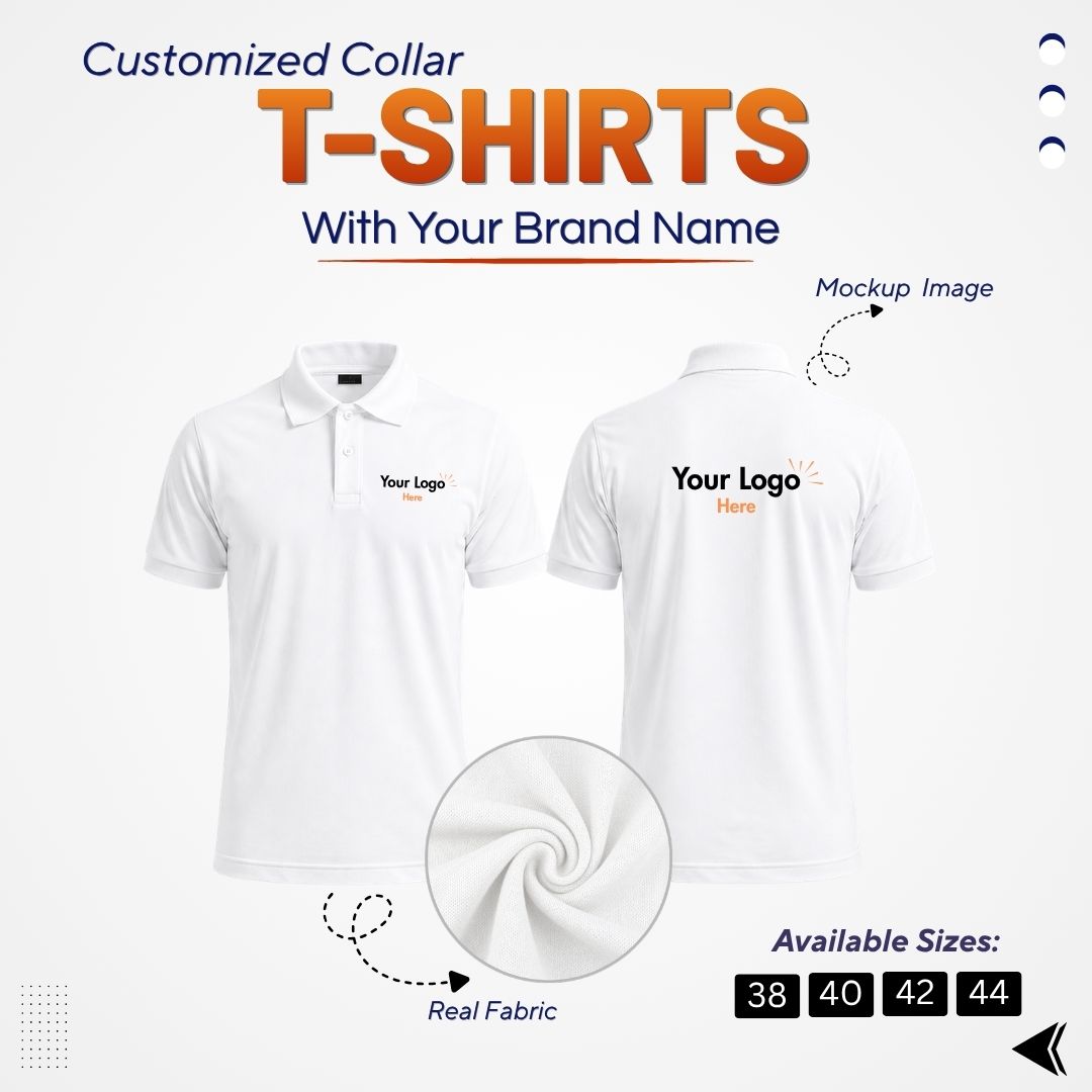 Customized Polo T-Shirt With Your Company Logo | Order Logo Printed Tees | DS PRINTS - Image 3