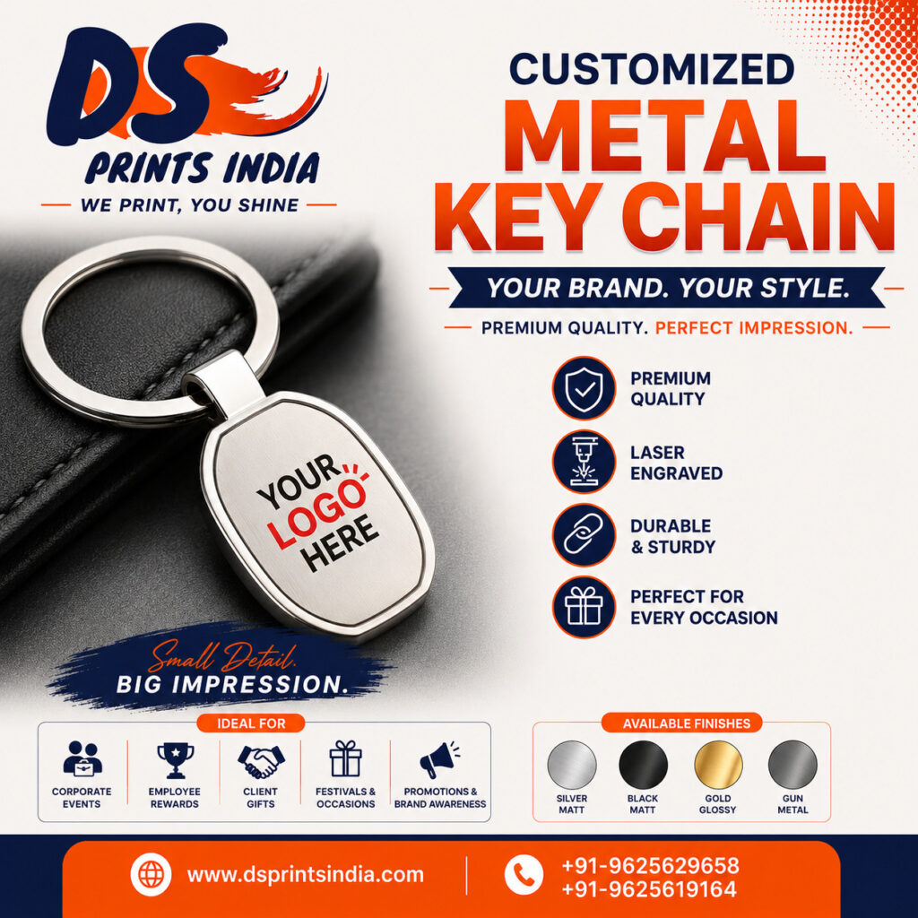Customized metal key chains for brands
