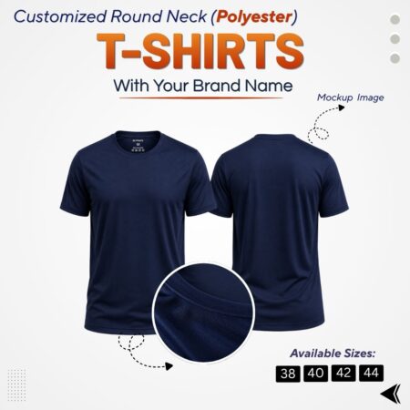 Navy-blue-t-shirt-Polyester