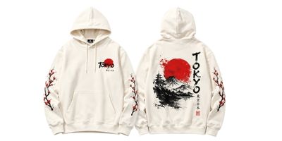 Hoodie custom printing sample