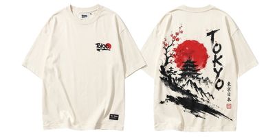 Oversized T-Shirt custom printing sample