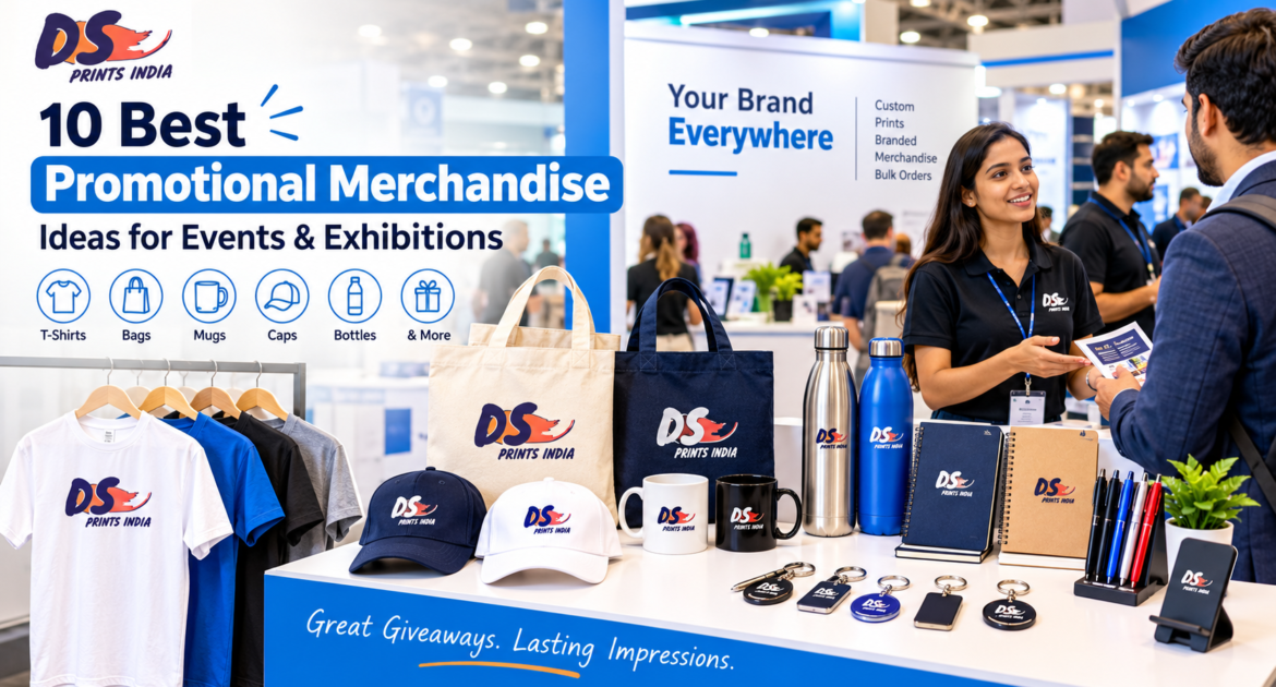 Promotional merchandise ideas for events and exhibitions