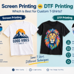 Screen Printing vs. DTF Printing comparison for custom T-shirts