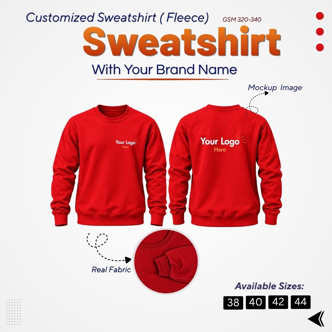 Sweatshirt-red